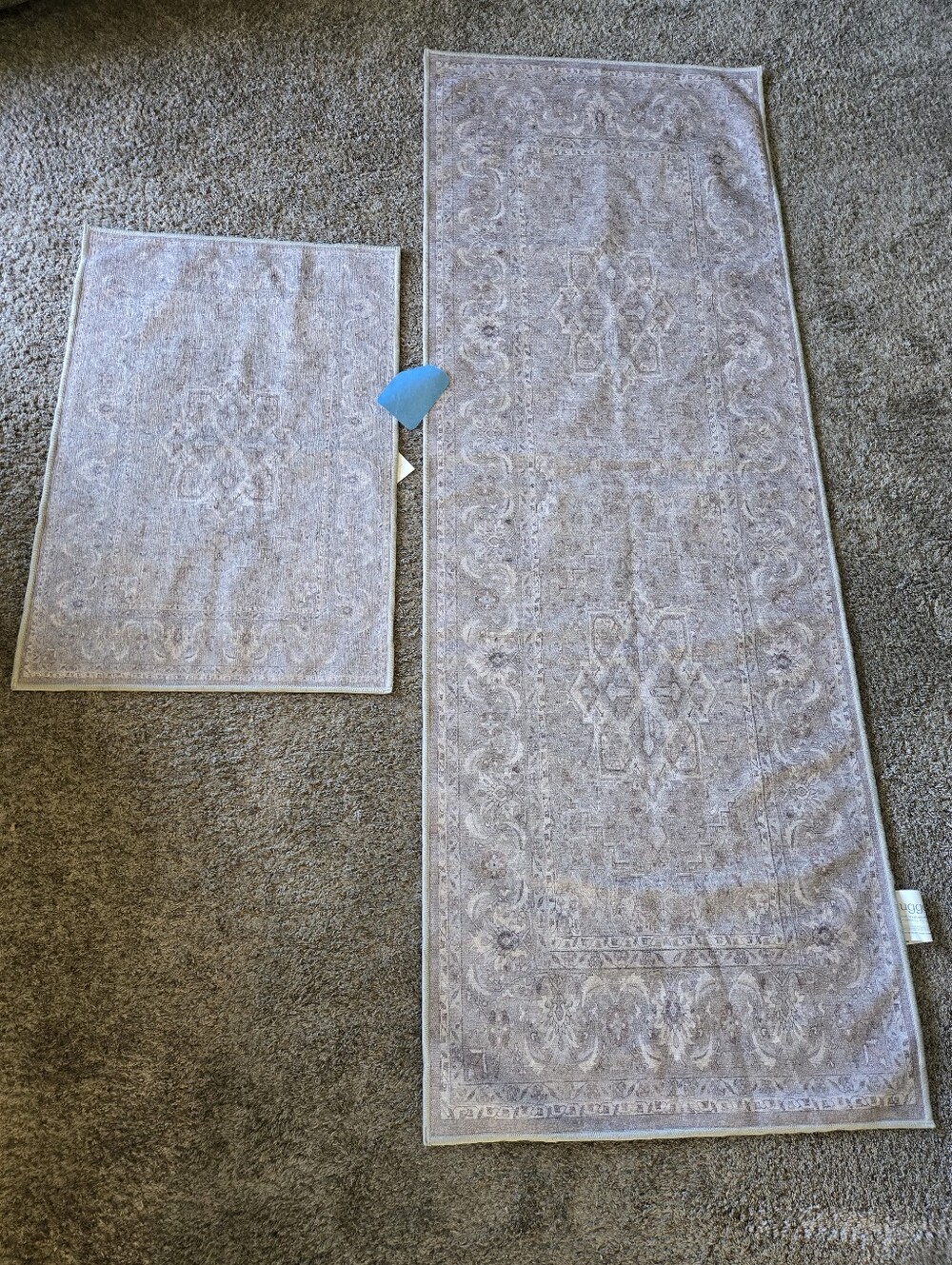 (Set Of 2) Ruggable Washable Area Rug Ans Runner - Picture 2 of 15